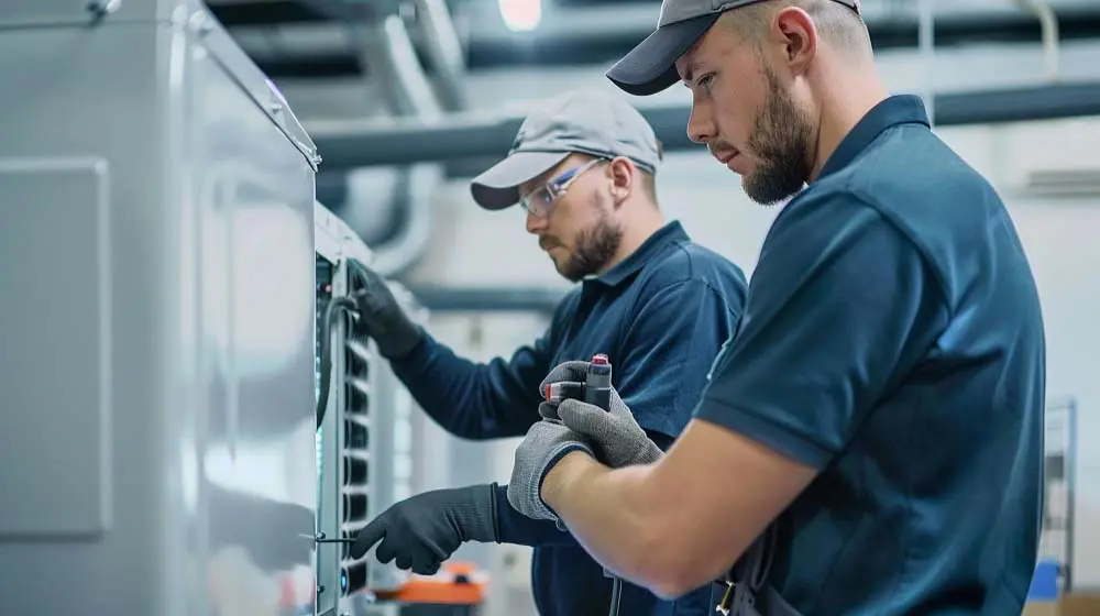 Our team at work